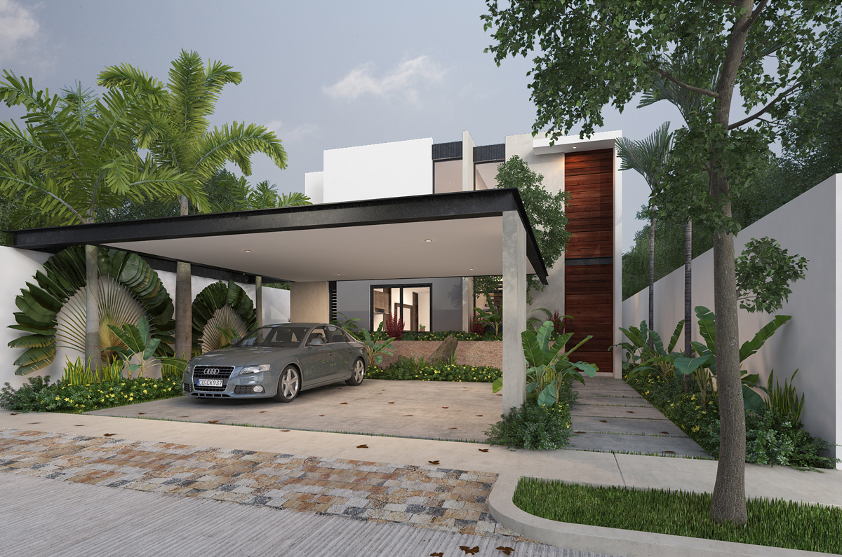 Casa en venta con ¡Piscina incluida! de 3 HABITACIONES + FAMILY ROOM en  Ya'ax-Beh, al norte de Mérida | Senda Bienes Raíces